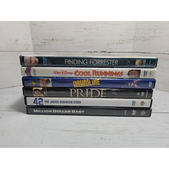 Sports DVD Lot Of 6 Boxing Baseball Disney Pride 42 Million Drum Forrester - Picture 3 of 7